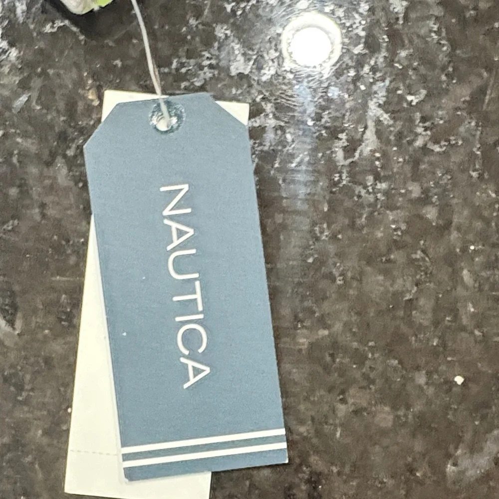 Nautica Kids' Navy and White Patterned Polo Shirt